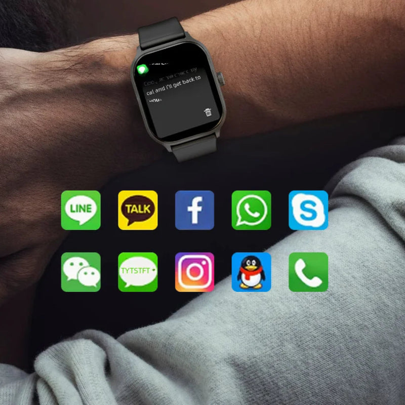 Smartwatch X8 – Chamadas Bluetooth, Monitoramento de Saúde, Estilo e Tecnologia no Seu Pulso