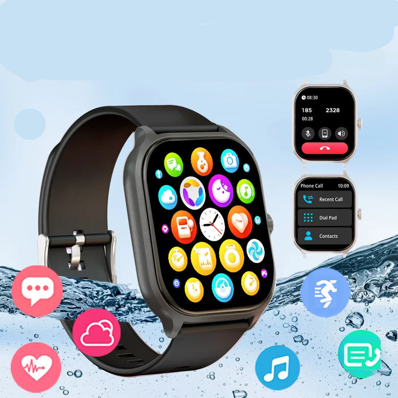 Smartwatch X8 – Chamadas Bluetooth, Monitoramento de Saúde, Estilo e Tecnologia no Seu Pulso