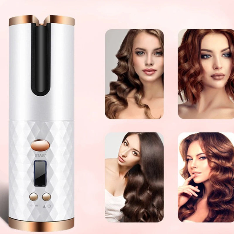 MODELADOR CABELO AUTOMÁTICO SEM FIO INTELIGENTE