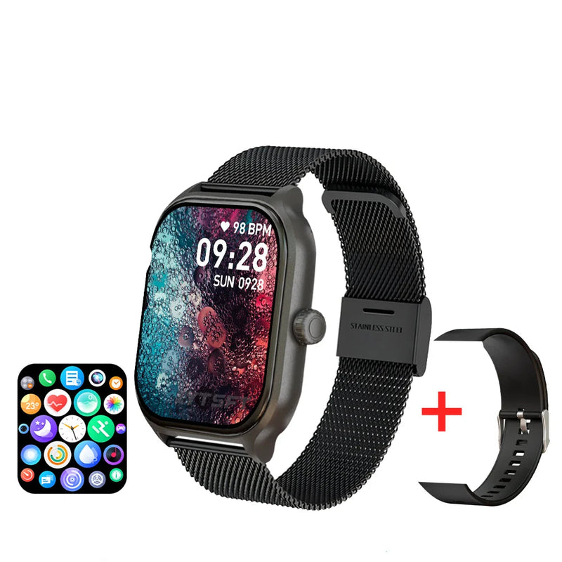 Smartwatch X8 – Chamadas Bluetooth, Monitoramento de Saúde, Estilo e Tecnologia no Seu Pulso