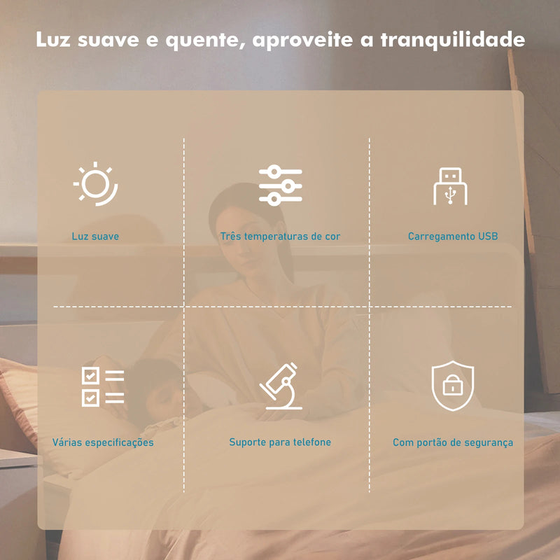 ABAJUR TOMADA LAMPADA DE MESA, FILTRO E SOQUETE
