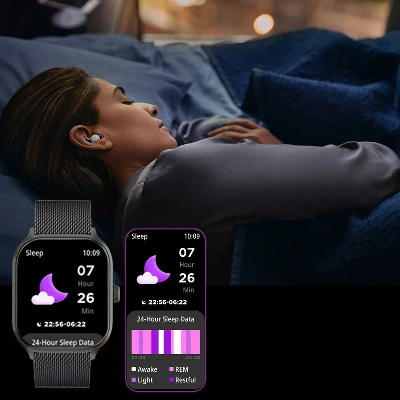 Smartwatch X8 – Chamadas Bluetooth, Monitoramento de Saúde, Estilo e Tecnologia no Seu Pulso